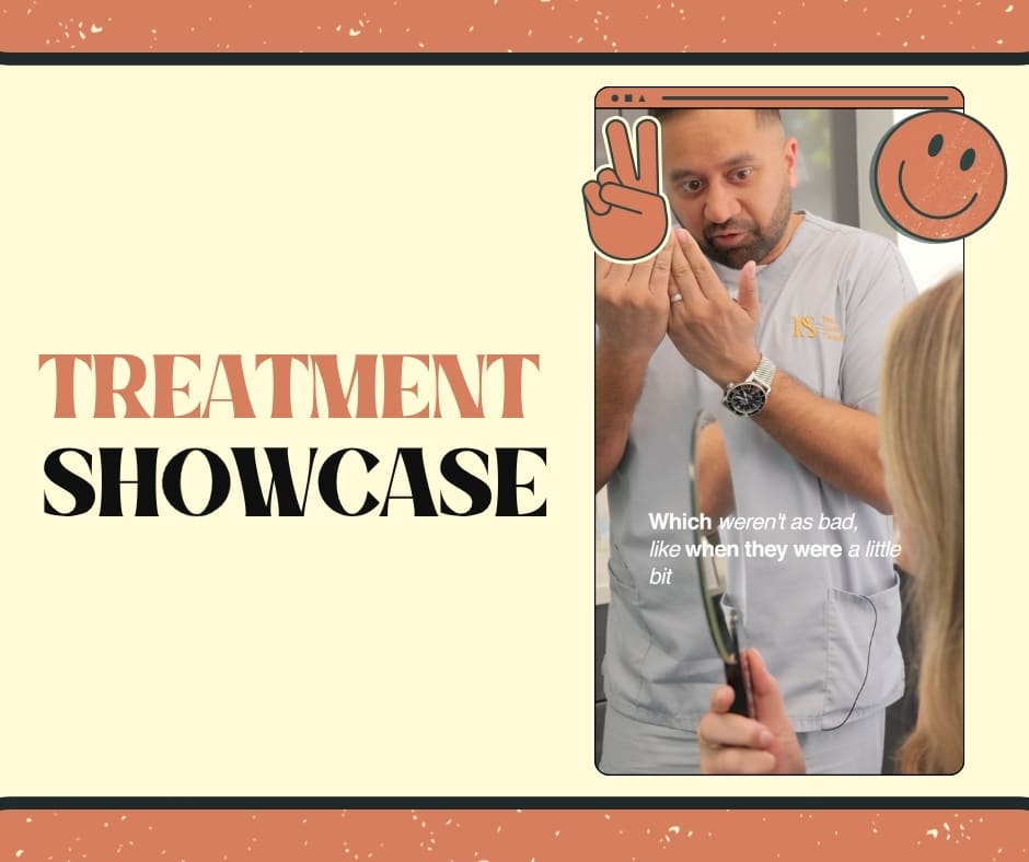 dental treatment showcase example