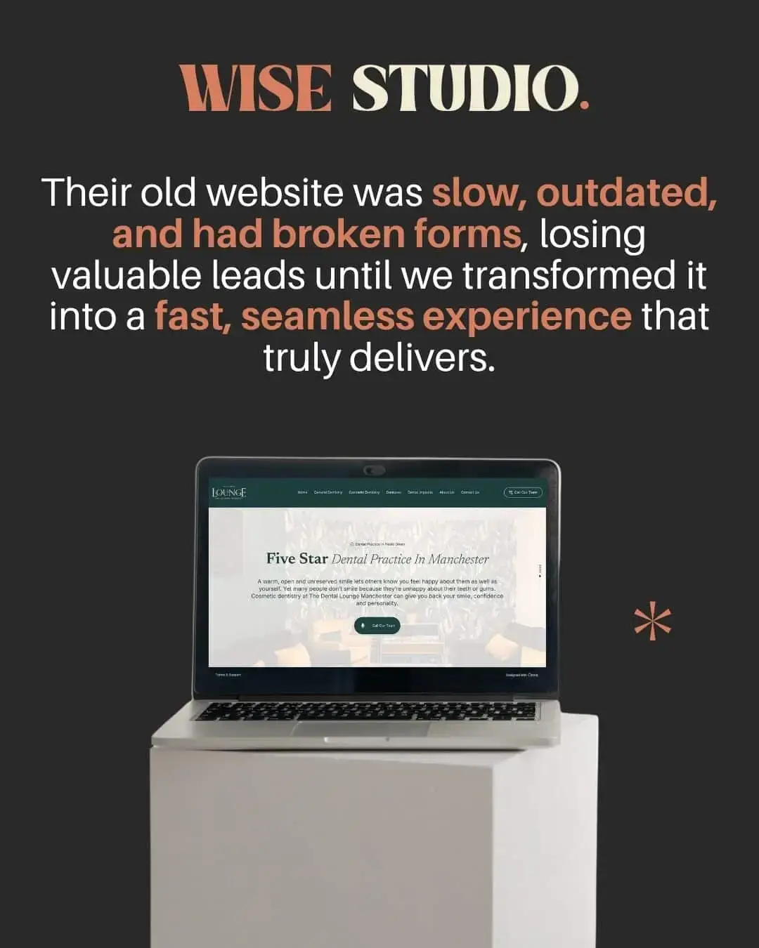 Dental website video walkthrough of the dental lounge manchester